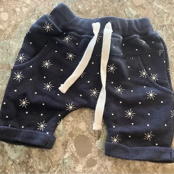Little Bipsy Navy 🎇 Star Sleeveless Hoodie & Shorts Set - Picture 10 of 15